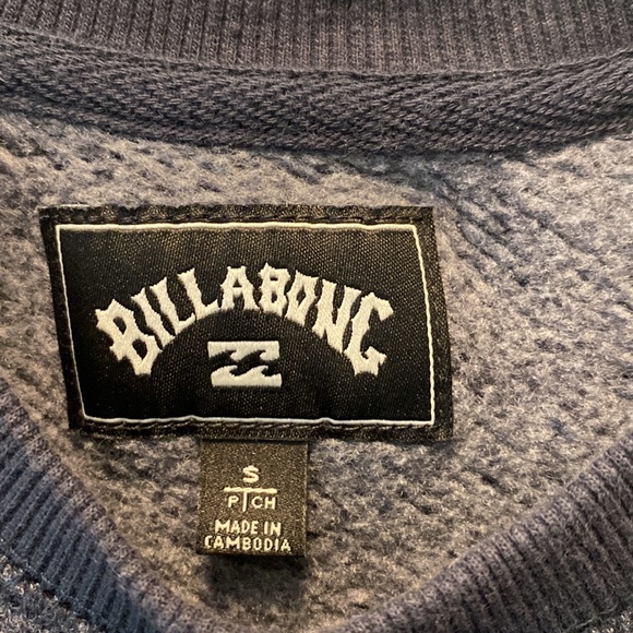 Men’s Billabong Navy Crewneck Sweatshirt - Picture 2 of 4